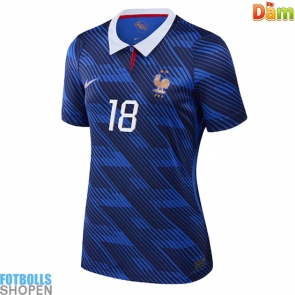 Billiga Frankrike Warren Zaire-Emery #18 Hemmatröja Dam VM 2026 Kortärmad